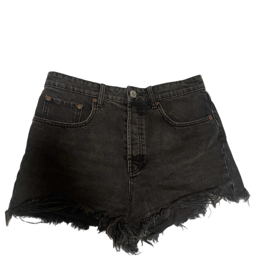 Zara Black Jean Shorts